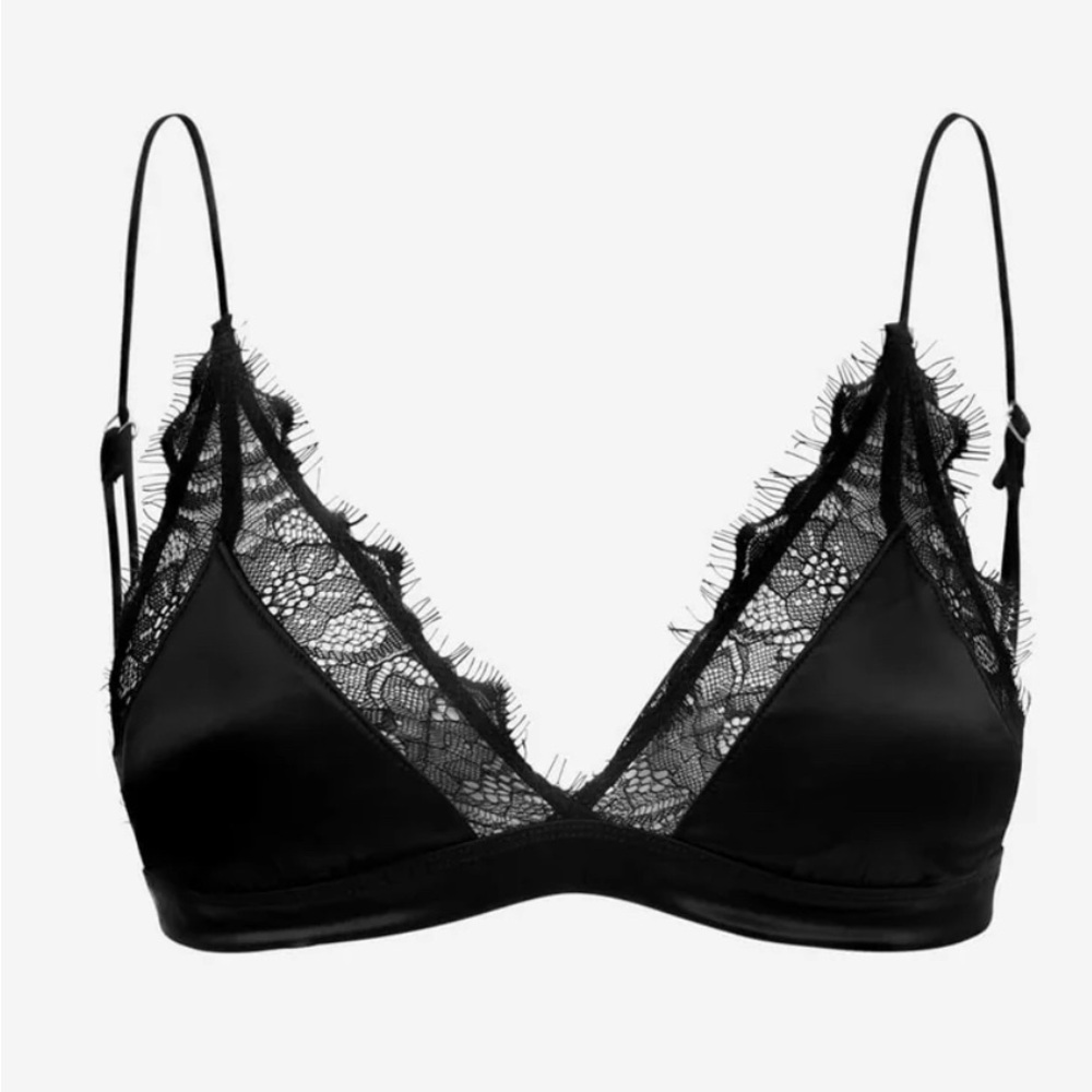 All Things Golden THE LOVER BRALETTE - BLACK